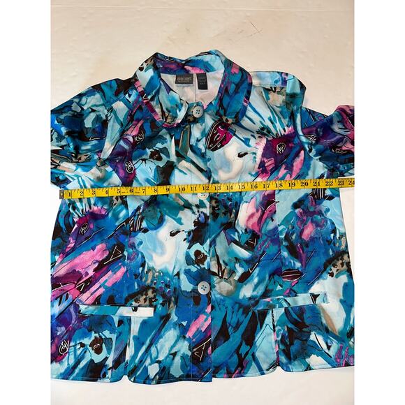 Chico's Additions Blazer - Abstract Print, Size 3 (US 16) - Picture 5 of 6